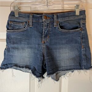 Joe's Jeans Classic Blue Frayed Hem Shorts sz26